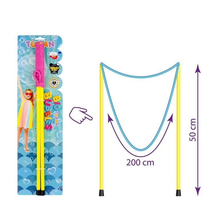 Vara para bolas de sabão 50cm TUBAN