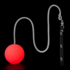 Poi luminosa a pilhas PLAY com loop