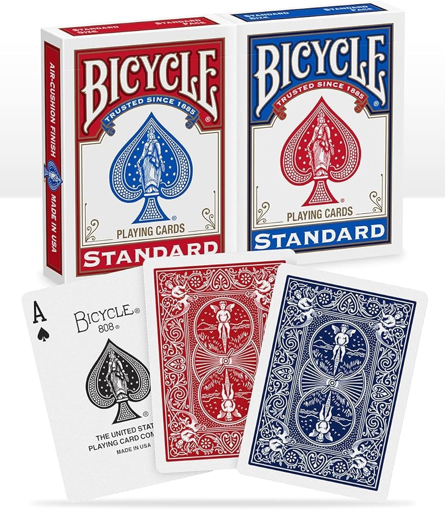 Baralho Bicycle Poker - Azul ou Vermelho