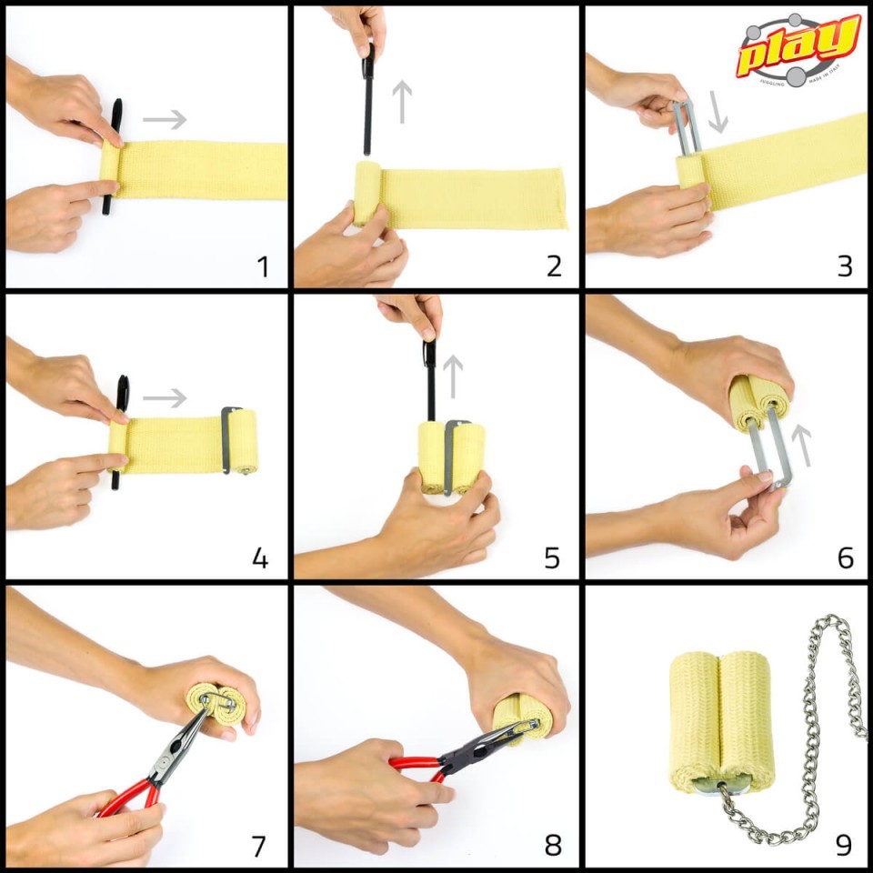 Correntes de Fogo Poseidon K70 - Kevlar 7cm