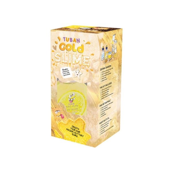 KIT DIY SUPER SLIME - GOLD SHINE