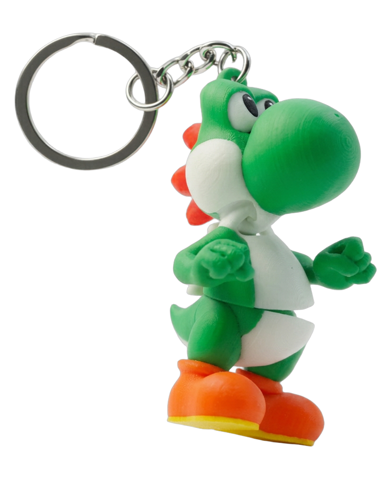 Porta-chaves Yoshi em impressão 3D