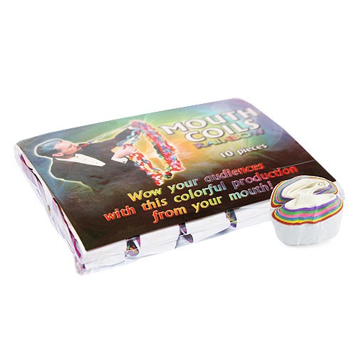Mouth Coils rainbow - pack de 10