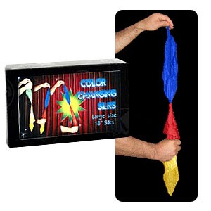 Lenços que mudam de cor - 45cm x 45cm