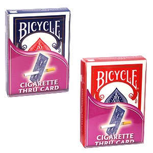 Cigarro que atravessa a carta - Bicycle