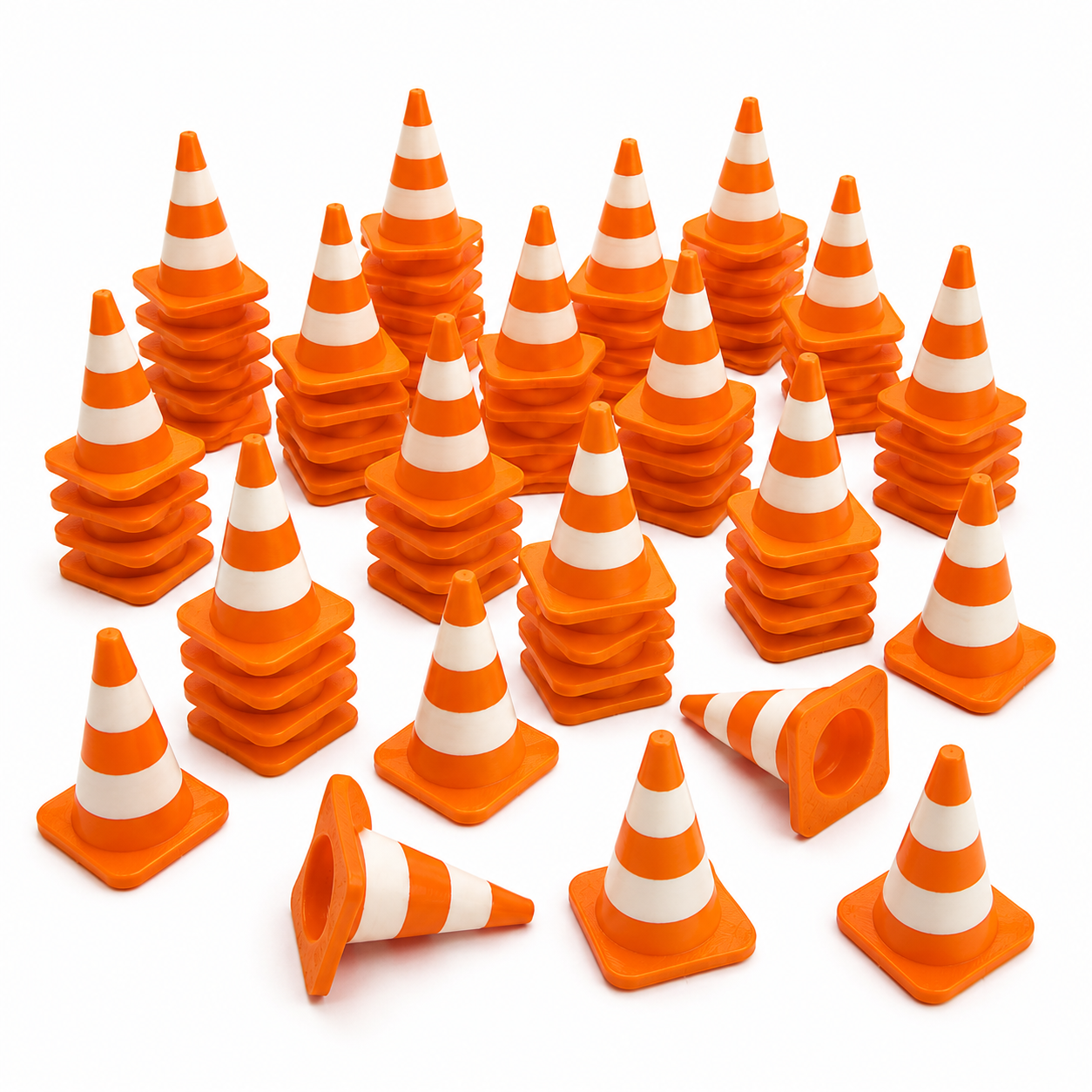 Mini Cones de Trânsito — Impressão 3D