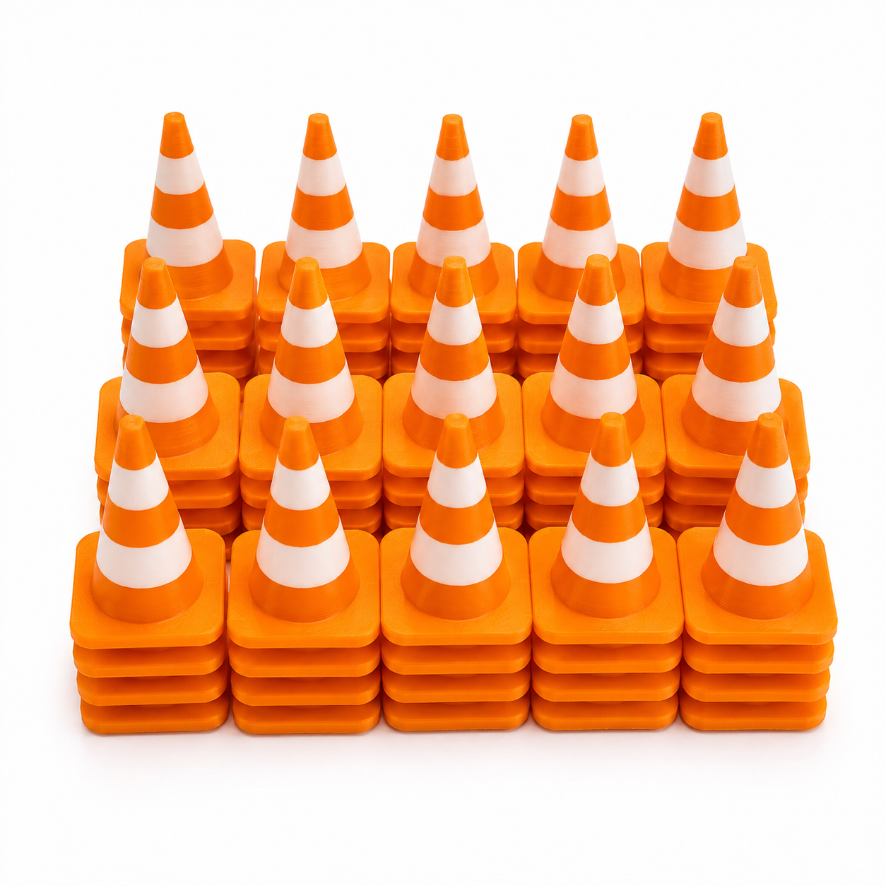 Mini Cones de Trânsito — Impressão 3D
