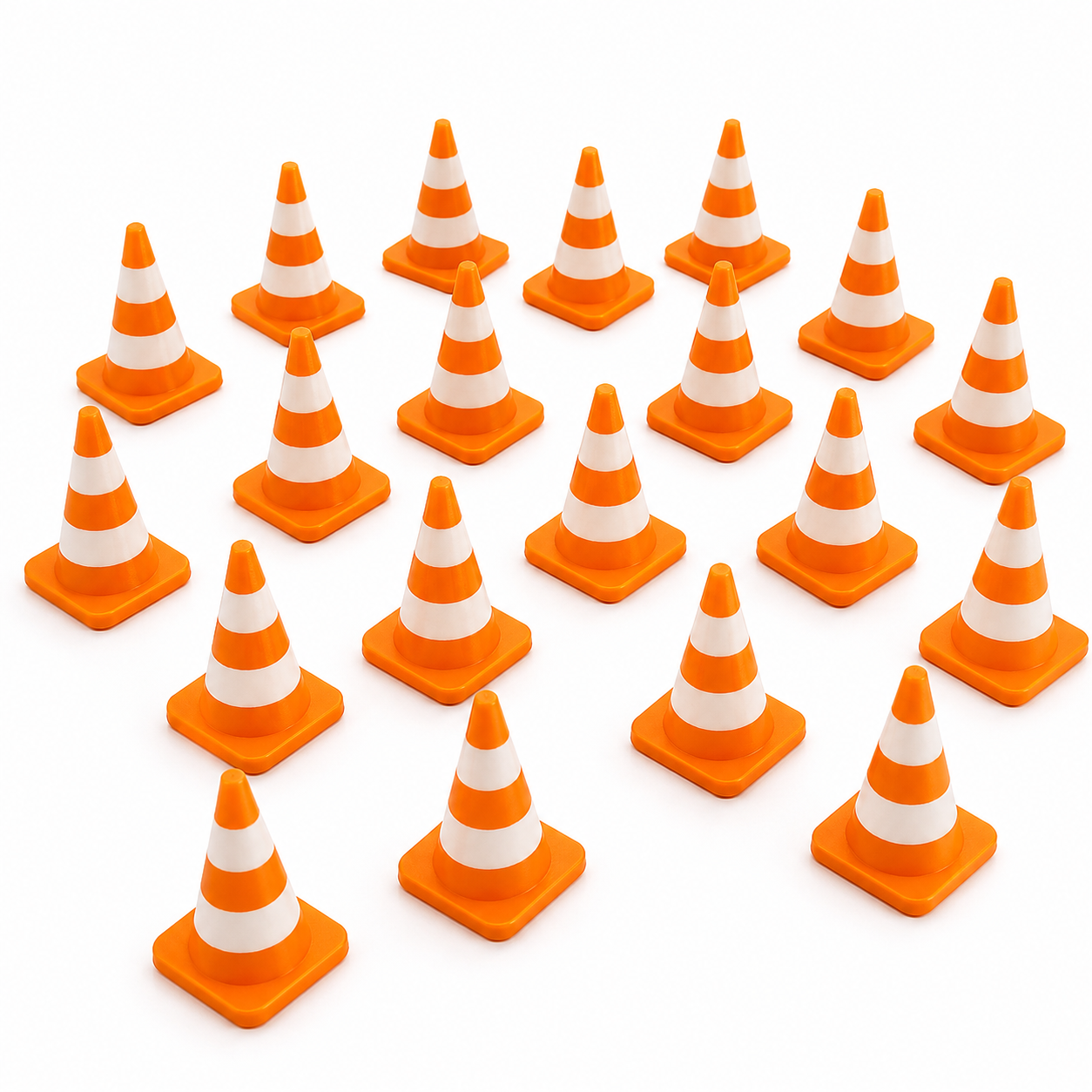 Mini Cones de Trânsito — Impressão 3D