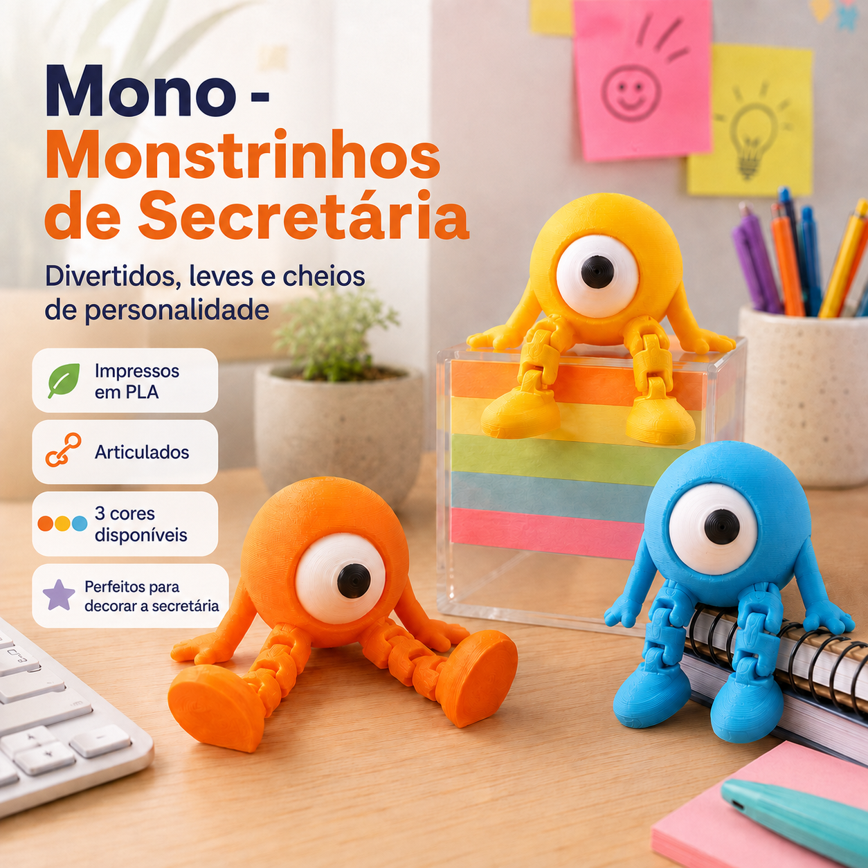 Mono - Monstrinhos de Secretária