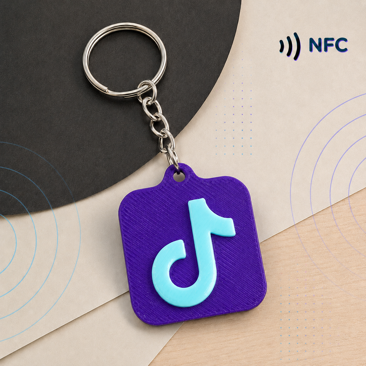 Chaveiro TikTok NFC