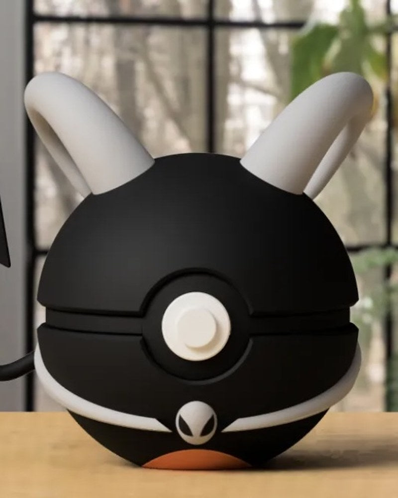 PokéBall Houndoom, peça de coleção e decoração com clicker