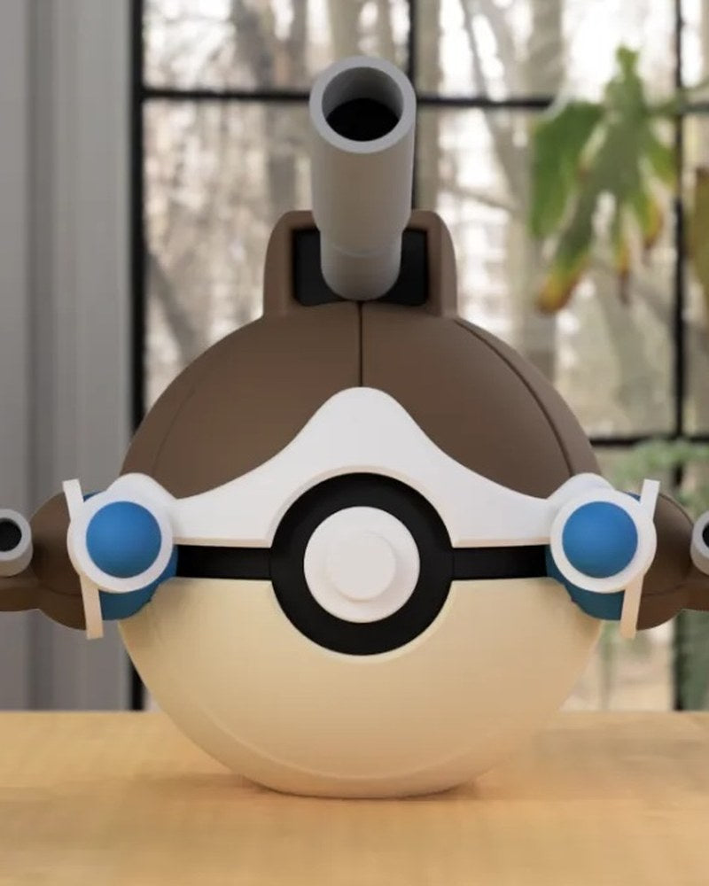 PokéBall Mega Blastoise, peça de coleção e decoração com clicker
