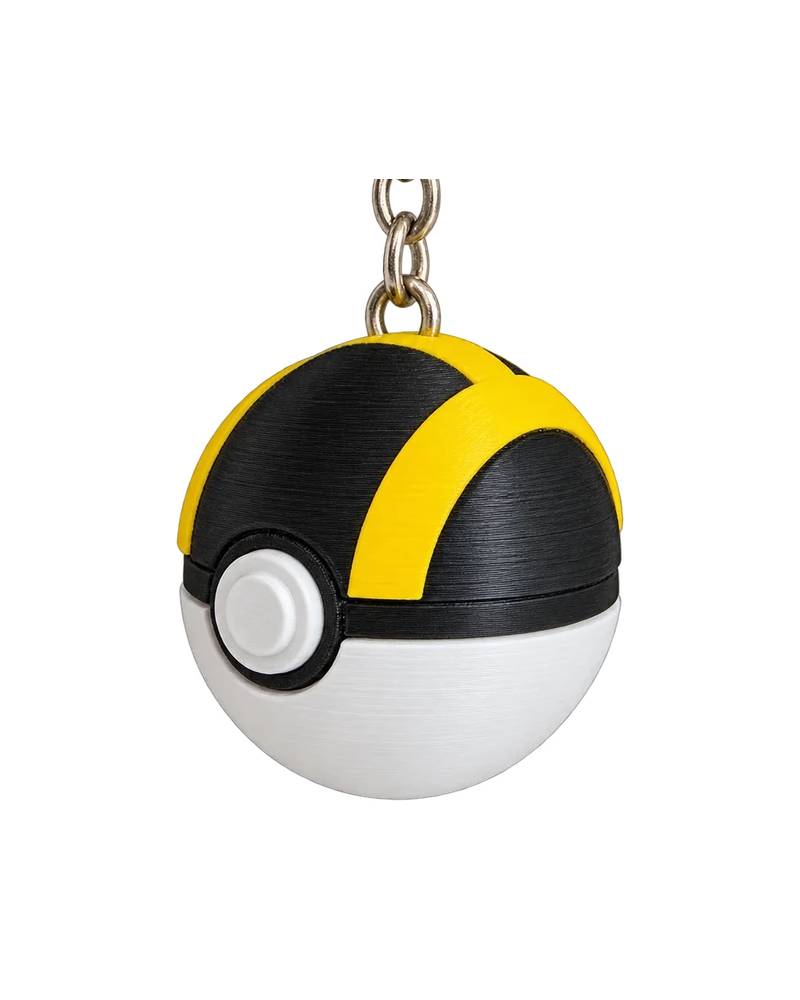Porta-chaves Clicker Ultra Ball em fundo branco