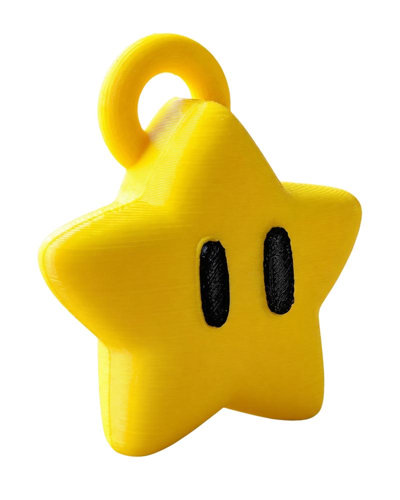 Porta-chaves Estrela Super Mario